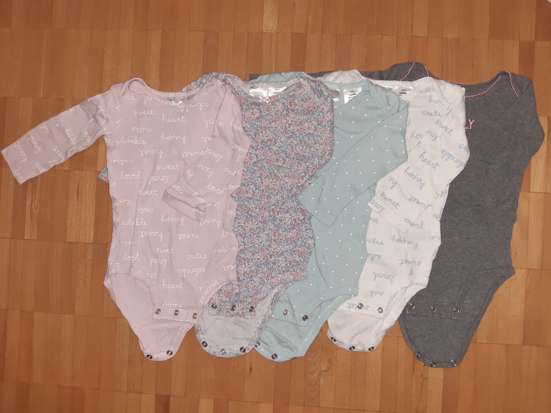 Carter's Lotti & Set di vestiti: 5 langarm Bodys Gr. 86 (Carter's) – Usato da Urdorf venduto da core8