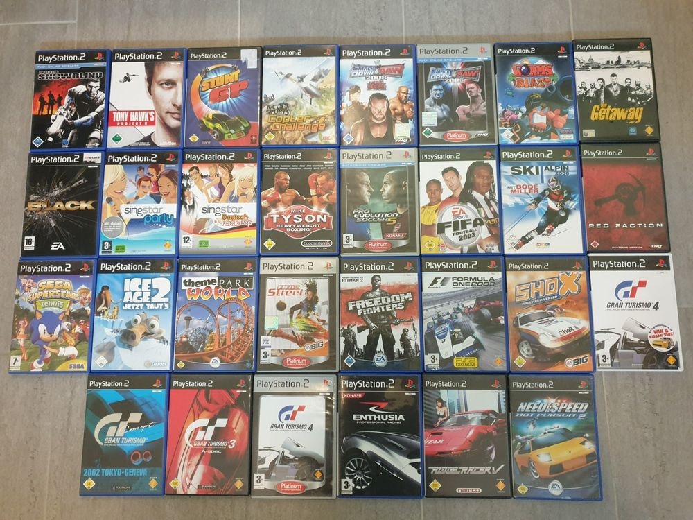 30 PlayStation 2 Spiele PS2 Kaufen auf Ricardo