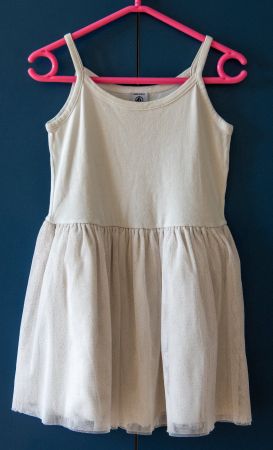 Tüllkleid von Petit Bateau, Gr. 116