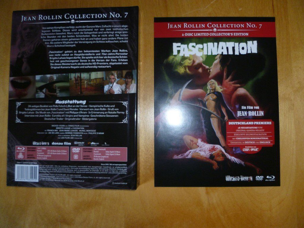 Tutti i DVDs: Fascination - Jean Rollin - Mediabook [Blu-Ray] – Usato da Zürich venduto da Gretchen 2