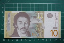 banknote serbien 10 dinar 2013