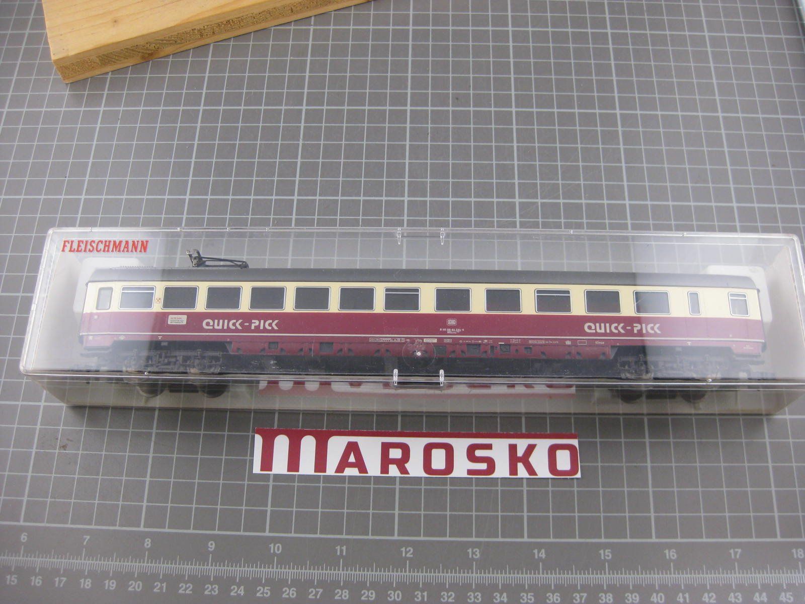 Fleischmann Modellini di ferrovie: Fleischmann 5165 TEE Quick-Pick Speisewagen, mit OVP, . – Usato da Malters venduto da Marosko 6