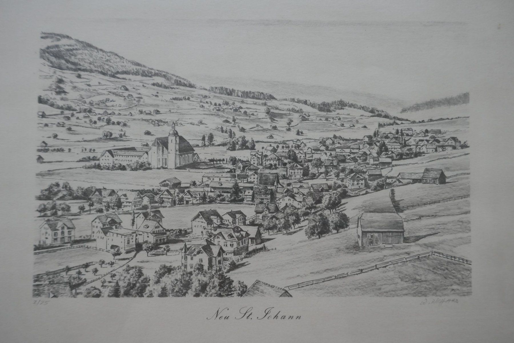 Grafica & Litografie: Lithographie Neu St. Johann – Usato da Appenzell venduto da Riofirst 1