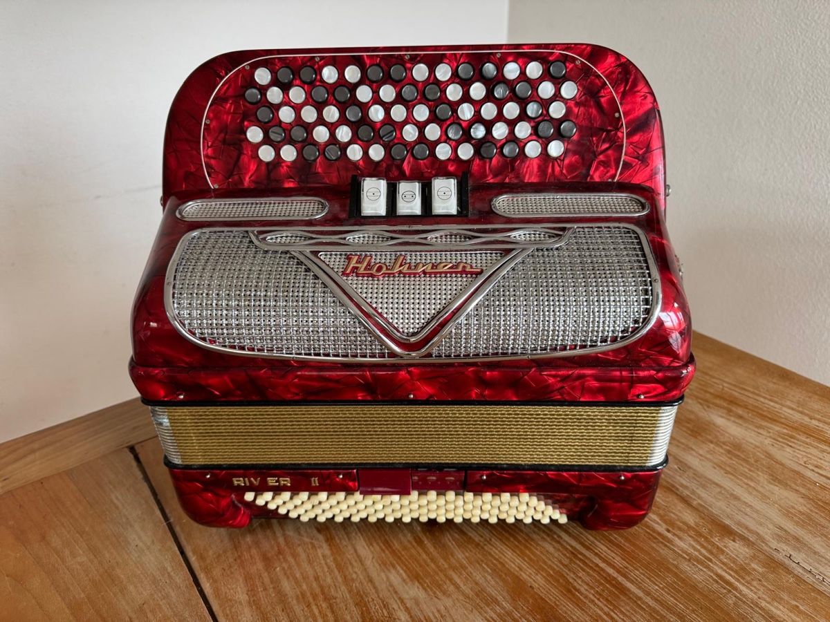 Hohner Strumenti musicali: Hohner Riviera II Akkordeon – Usato da Meilen venduto da Liebling_sachen 3