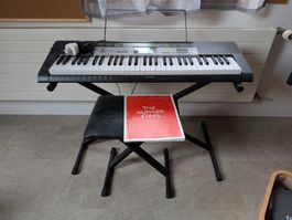Casio LK-135 Keyboard mit Ständer und Hocker zu verkaufen