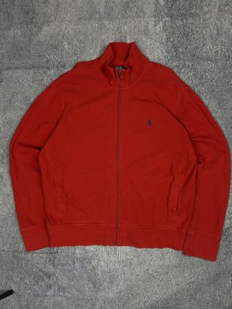 Rote Polo Ralph Lauren Zip Jacke Gr. XL