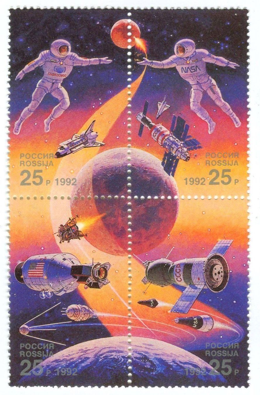 Alle Briefmarken: Briefmarken "Apollo-Sojus". Russland. – Neu und originalverpackt aus Basel von Butsch5
