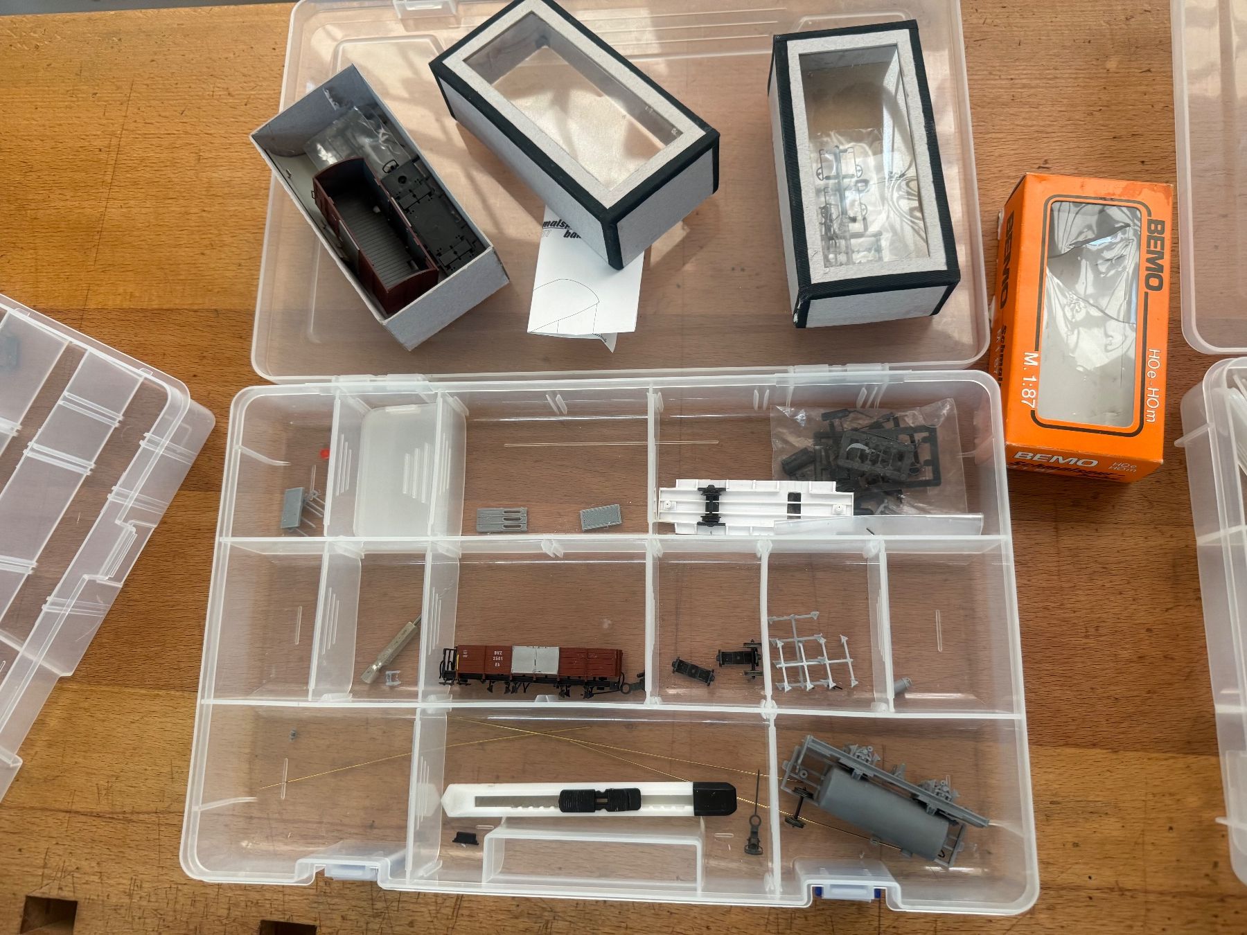 Bemo Modellini di ferrovie: MOB, B203-206 + AB96, en construction + pièces – Usato da Chexbres venduto da rochecolombe 6