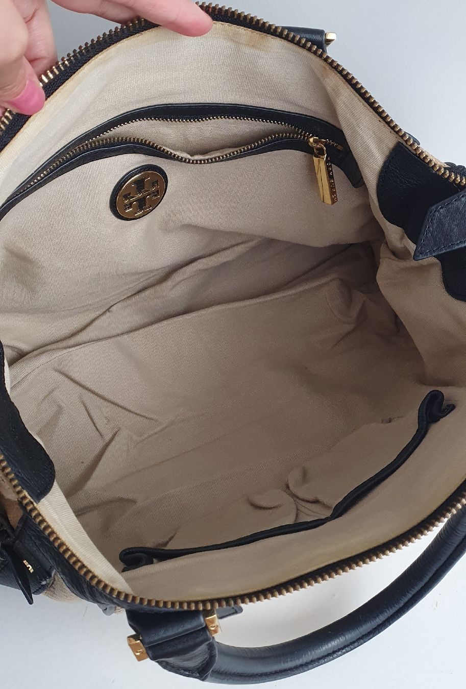 Tory Burch Borse da donna: Tory Burch Handtasche Crossbody Leder Raffia Optik – Usato da Niederteufen venduto da Mira_72 6