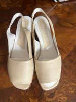 Mario Arpili Sandalette Creme, Gr. 38 - Neu!