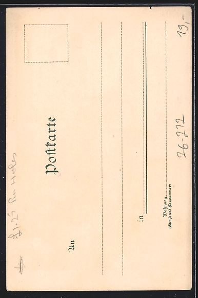 Cartoline postali: Paul Hey: München, Blick auf die Terras – Usato da Berlin venduto da bartko-reher 1