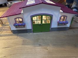 Schleich Pferdehof mit Pferden ,Fohlen& extra Zubehör (15)