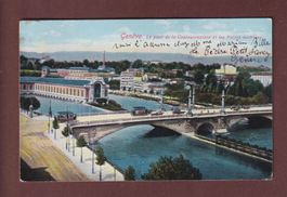 GENEVE - Pont de la Coulouvrenière - 1913