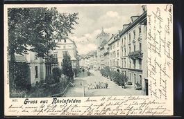 AK Rheinfelden, Ortsansicht, 1901