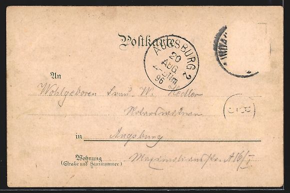 Cartoline postali: Litho Schaffhausen, Rheinfall, Panorama  – Usato da Berlin venduto da bartko-reher 1
