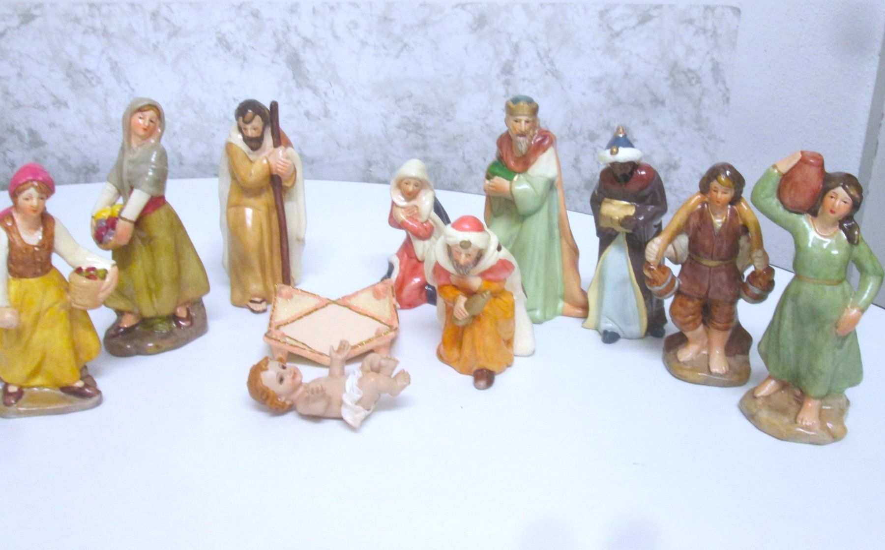 Statuette: Krippenfiguren aus Keramik – Usato da Sementina venduto da babucia 2