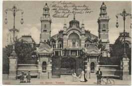 ZÜRICH Tonhalle, Velo, Kinder, Kinderwagen