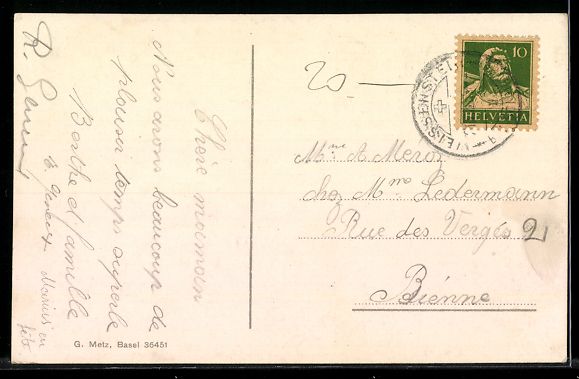 Ansichtskarten: Solothurn, Kurhaus Weissenstein und Stad – Gebraucht aus Berlin von bartko-reher 1