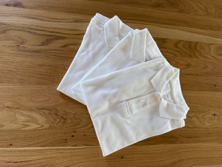 GAP Poloshirts weiss Grösse M/130 Kinder Bio Baumwolle