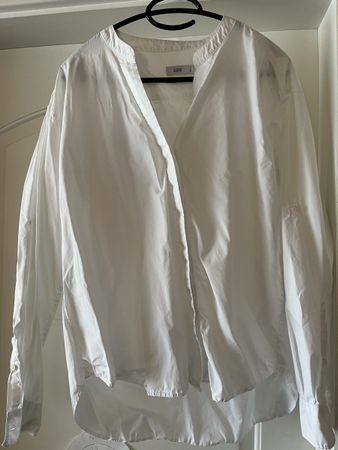 Closed Bluse weiss Baumwolle Stehkragen Grösse M neuwertig