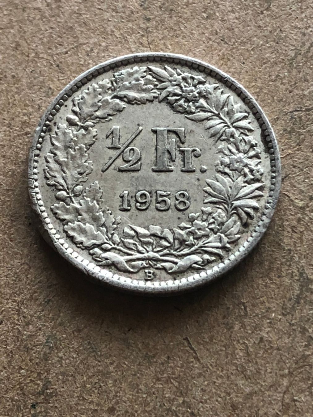 Toutes les monnaies: 50 Rp. 1958 – D'occasion à Schötz par Odpa