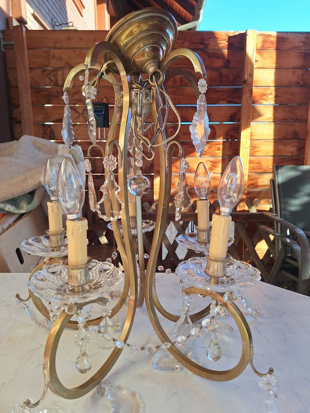 Lampadari & plafoniere: ANTIKER THERESIA LEUCHTER – Usato da Huttwil venduto da Kunterbuntli 1