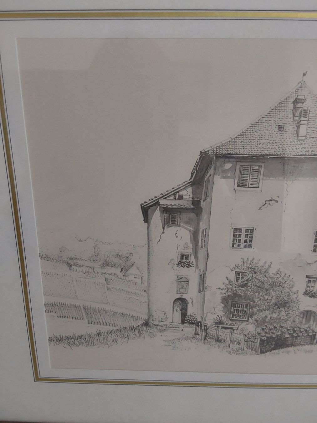 Dipinti: J. Sonderer mit Goldrahmen31x38cm. – Usato da Steinach venduto da Chilli1957 2