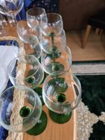 Weinglaesser Set 9 Stk. Gruen guter Zustand