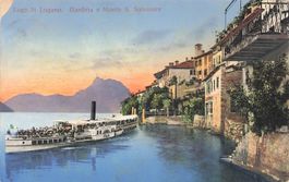 Lago lugano Gandria Battello boot schiff