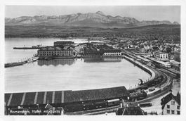 Romanshorn (TG) – Hafen mit Säntis