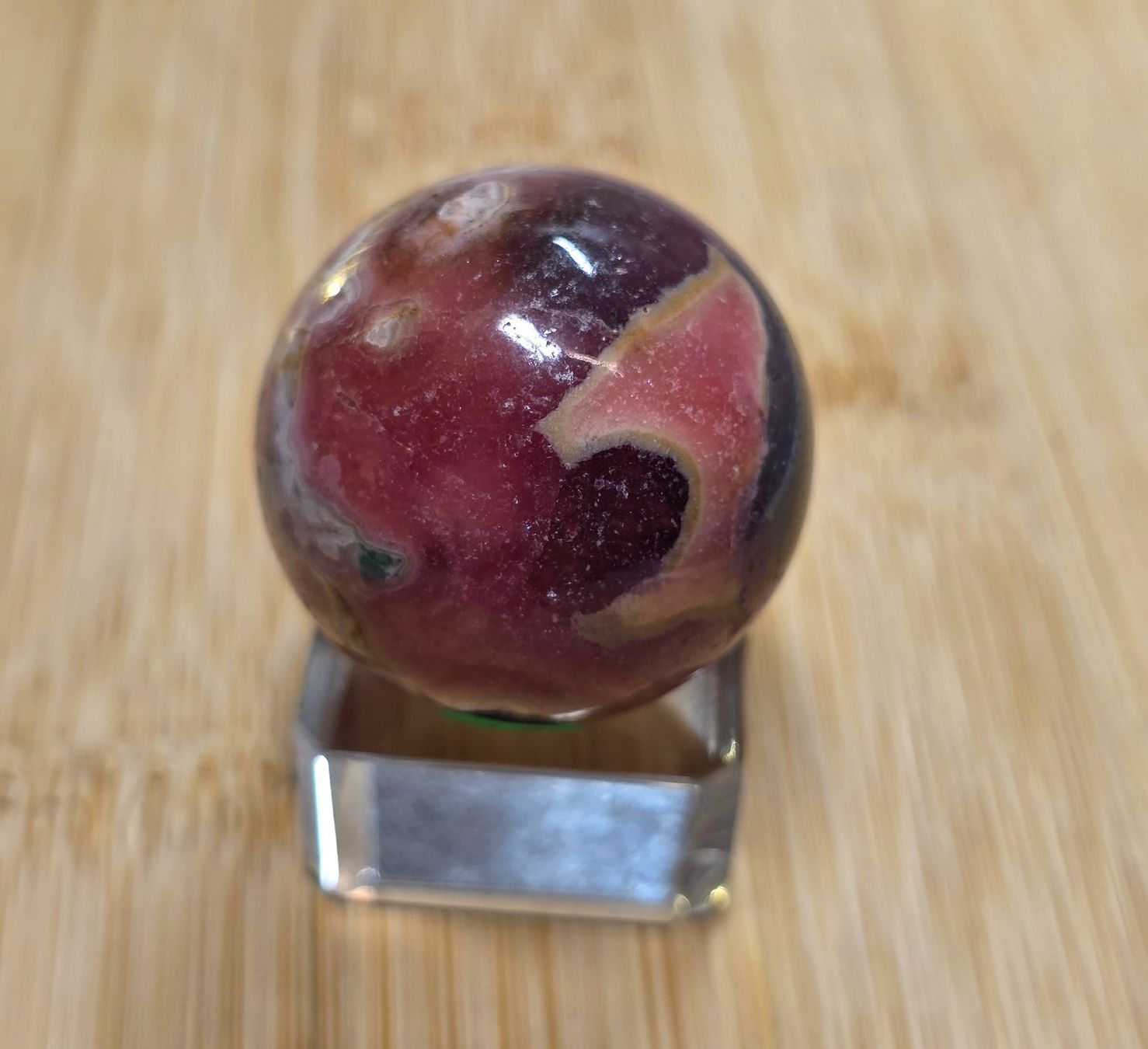 Mineralien & Heilsteine: Rhodochrosit Kugel B 30mm 48.24g – Neu und originalverpackt aus Matzingen von Shay_Crystalz 2