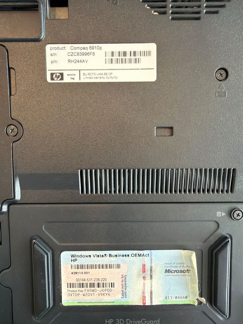 Hewlett Packard Notebook: HP Compaq 6910p Notebook-PC – Usato da Bassersdorf venduto da JonasF01 4