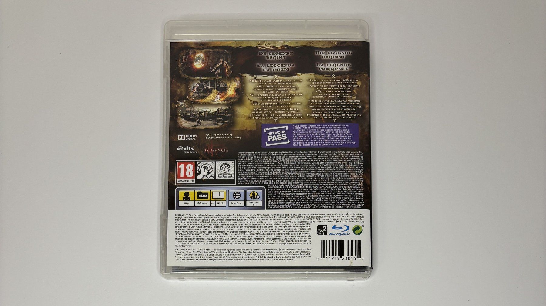 Giochi: PS3 - God of War: Ascension – Usato da Allschwil venduto da Bullach 2
