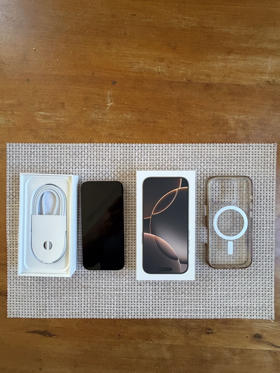 Apple Handys / Smartphones: iPhone 16 Pro 256 Dessert Titanium, 99 % Batterie  – Neu (gemäss Beschreibung) aus Adliswil von pingu2009
