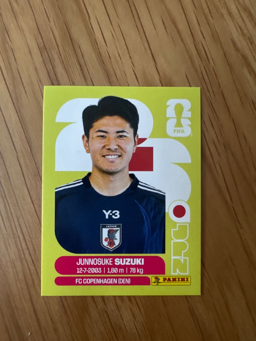 Panini Carte collezionabili: Junnosuke Suzuki Panini Sticker 2026 – Nuovo (secondo la descrizione) da Turbenthal venduto da Meraki