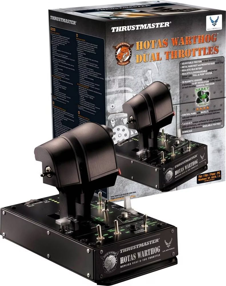 Thrustmaster Controller: Thrustmaster Hotas Warthog Dual Throttle – Nuovo (secondo la descrizione) da Bottmingen venduto da Vageek 1