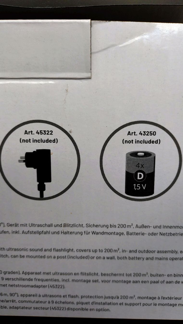 Sistemi d'allarme: Voss Tiervertreiber – Nuovo (secondo la descrizione) da Dulliken venduto da fel_xk2r 1