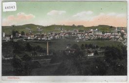Herisau - Generalansicht -coloriert - Stabstempel