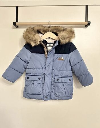 Winterjacke Baby blau
