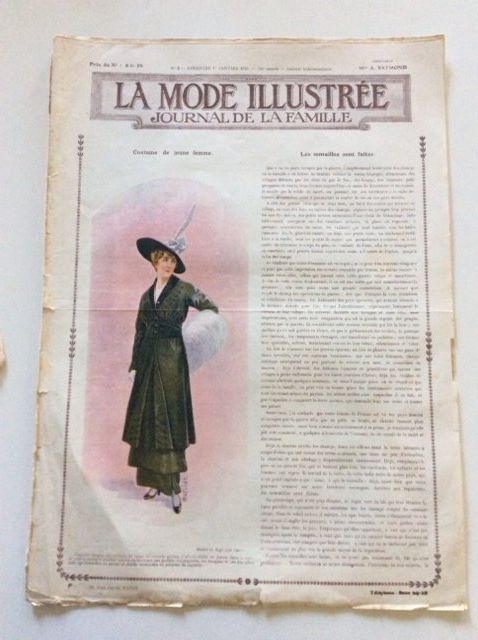 Riviste & Magazine: Journal sur la Mode 1915 – Usato da Genève venduto da edelweiss1900 2