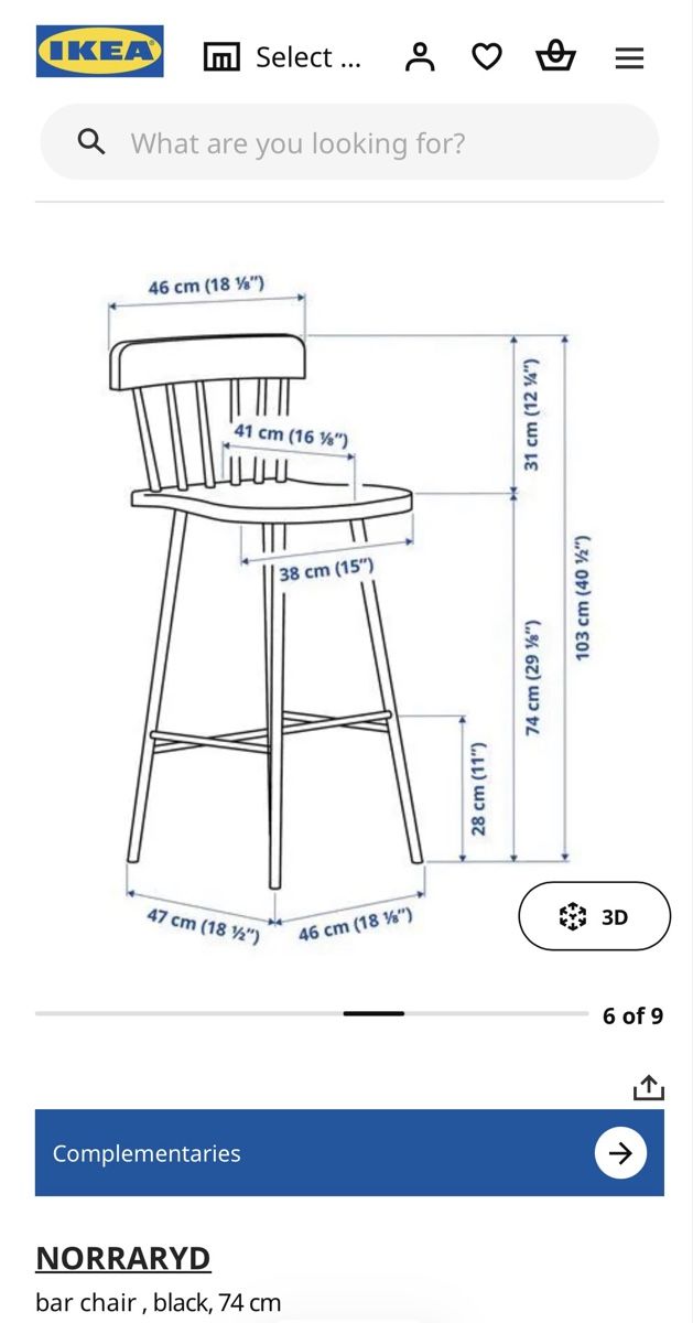 Ikea Tavoli: Bar Table and Chairs Black Set - IKEA – Usato da Zürich venduto da rah_mpq5 2