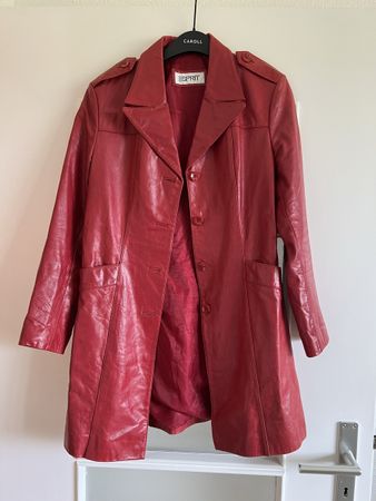 🔥SALE🔥 Esprit - Rote Lederjacke TOP Zustand!