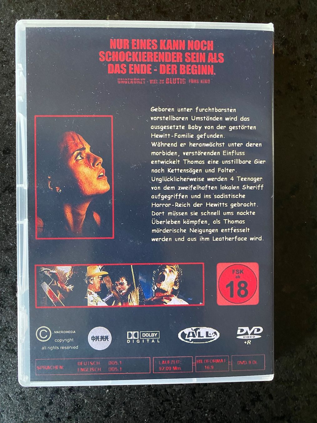 Tutti i DVDs: Texas Chainsaw Massacre: The Beginning Unrated DVD – Usato da Schmitten FR venduto da FilmRarities 1