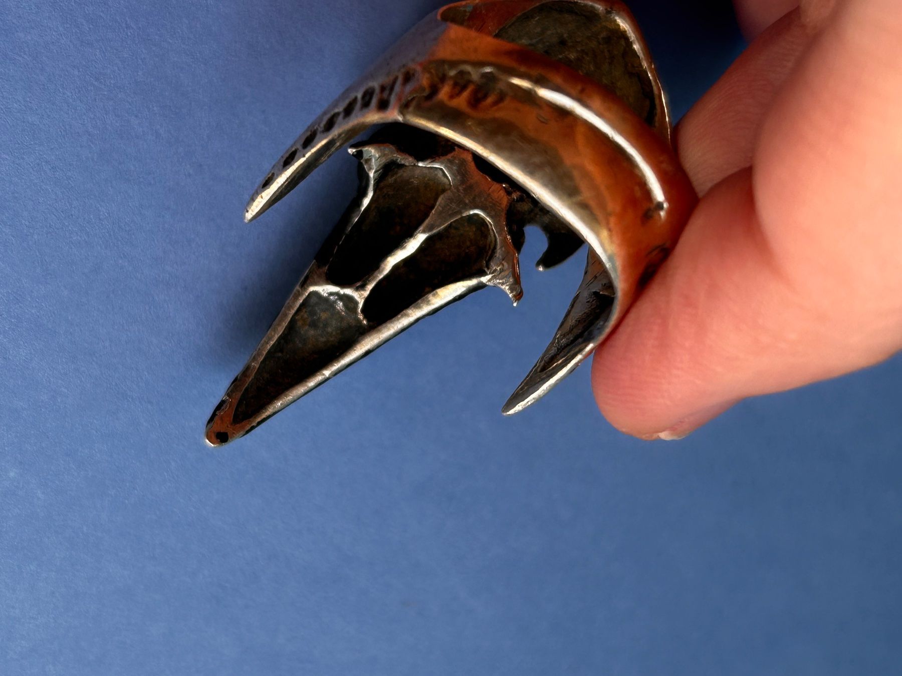 Anelli: Silberring Adlerkopf Gr. 59 (Unikat) – Usato da Laufen venduto da belleskulptur 9