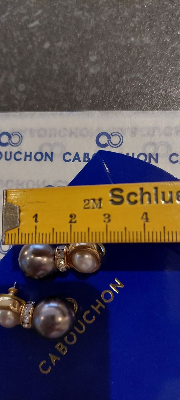 Orecchini pendenti & Orecchini a lobo: Neue Ohrstecker Cabouchon hochwertiger Modeschmuck Perlen – Nuovo (secondo la descrizione) da Muri AG venduto da nindo1 7