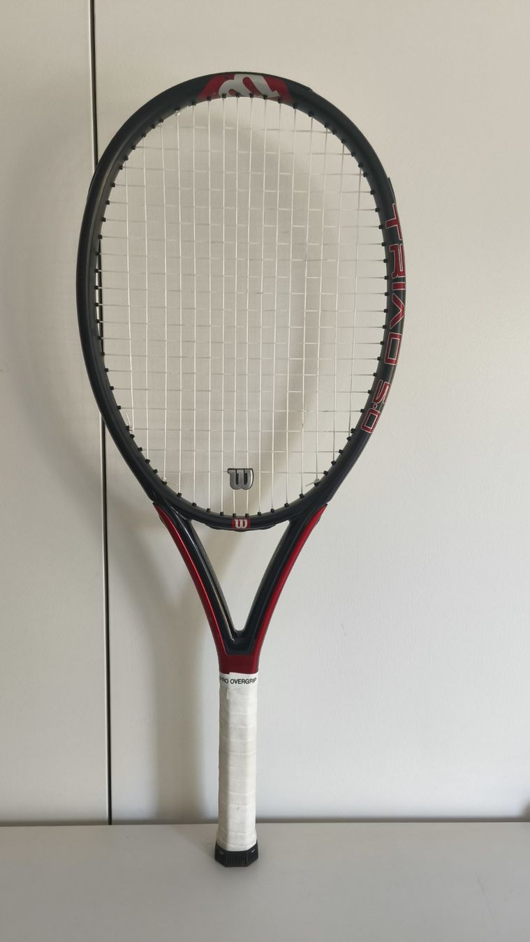 Wilson Schläger: Wilson Triad 5.0 Racket mit Hülle – Gebraucht aus Hagendorn von Thom.74 1