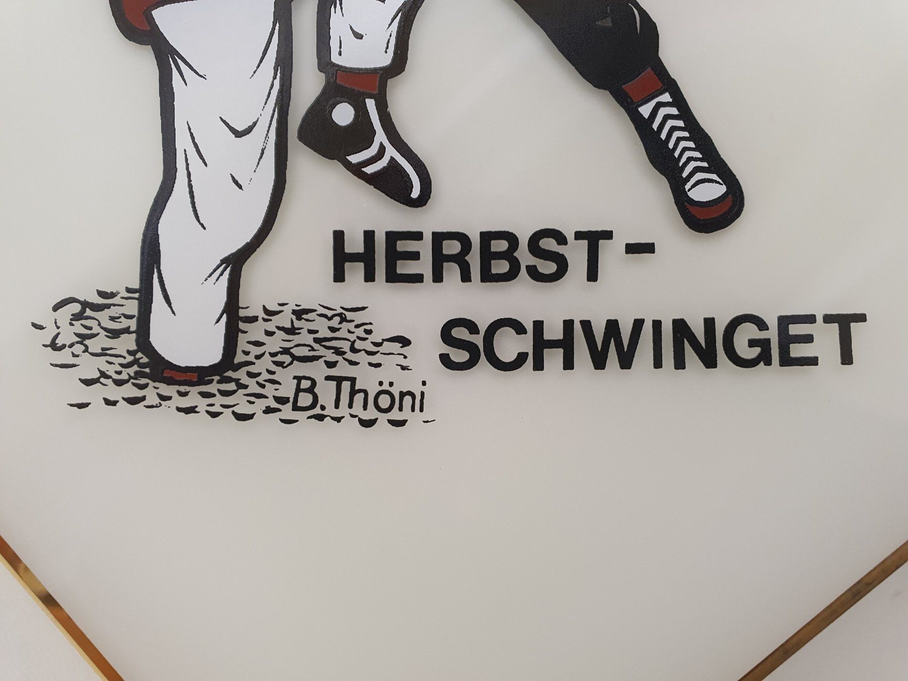 Piatti: Preisschale/Teller HERBSTSCHWINGET OBERÖNZ 1968, Schnäppchen – Usato da Aegerten venduto da taxidermo 6