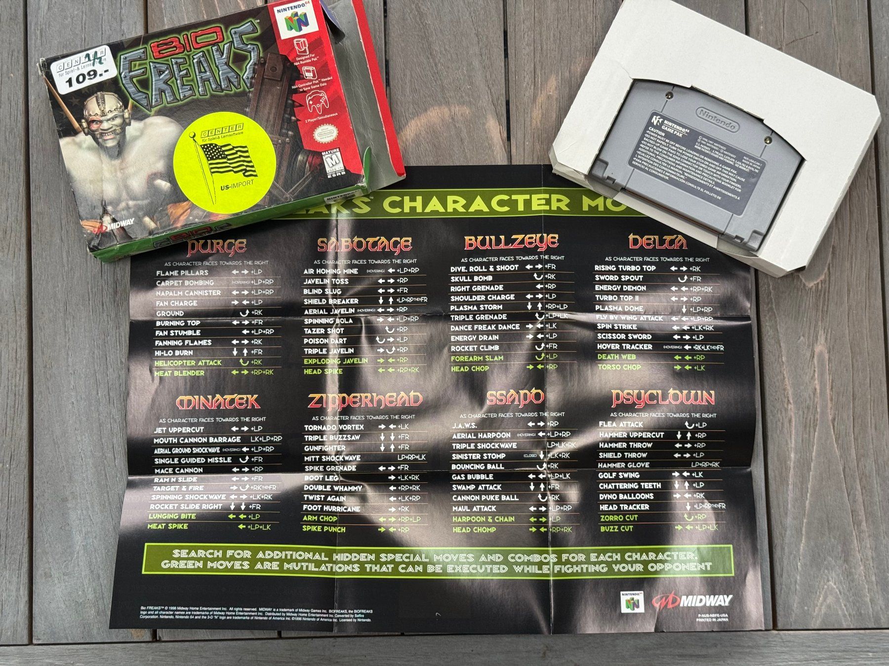 Giochi: Bio Freaks, N64, US Version, OVP – Usato da Felben-Wellhausen venduto da Oldschool_Games 3