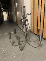 Elegante lampadario in metallo con 6 luci. Come nuovo! (52)