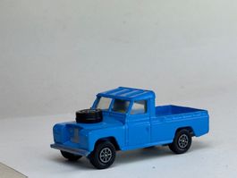 GB5- Corgi Toys Land Rover Pick Up blau No 109 1/43